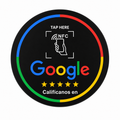 Sensor NFC Google Maps Ventosa Negro