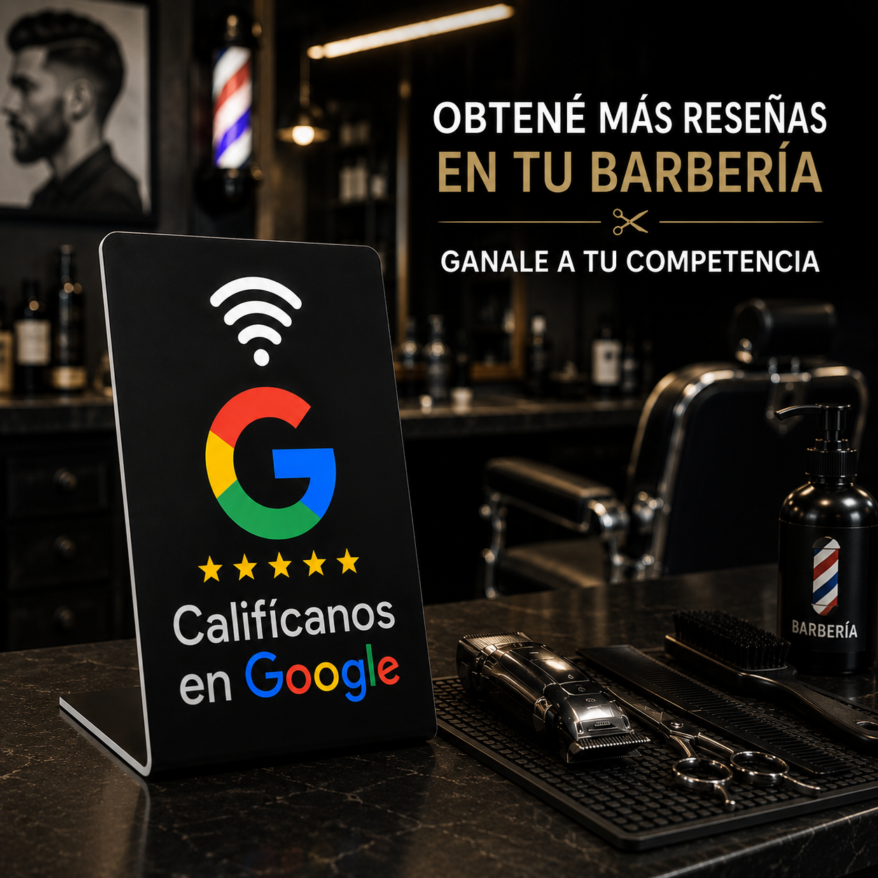 Sensor NFC Google Maps Negro