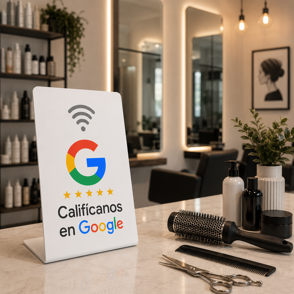 Sensor NFC Google Maps Blanco